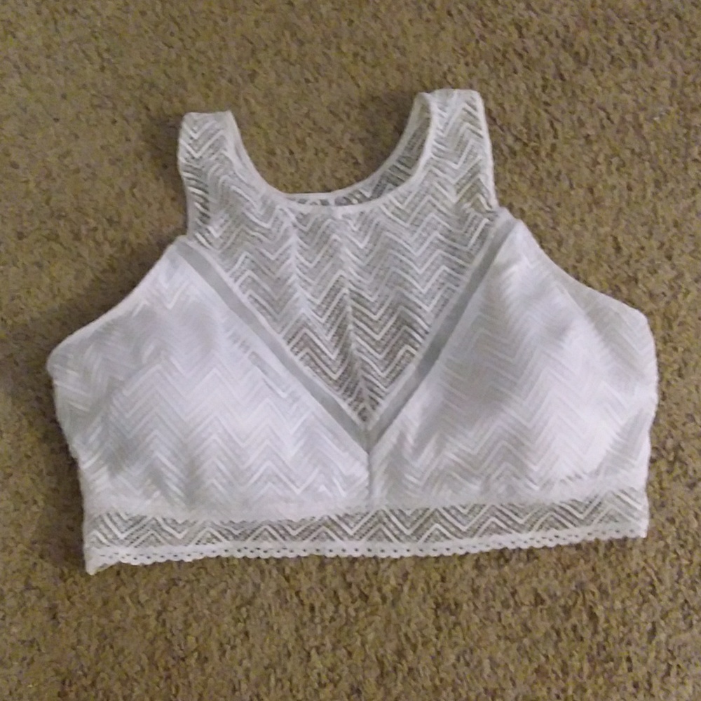 White bralette